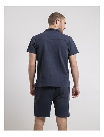 Camicia maniche corte in maglia di cotone DATACUBA