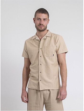 Camicia maniche corte in maglia di cotone DOJOPARIS
