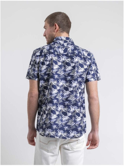 Camicia maniche corte puro cotone a motivi DURUDOLF - Kiabi Camicia maniche corte puro cotone a motivi DURUDOLF - Kiabi