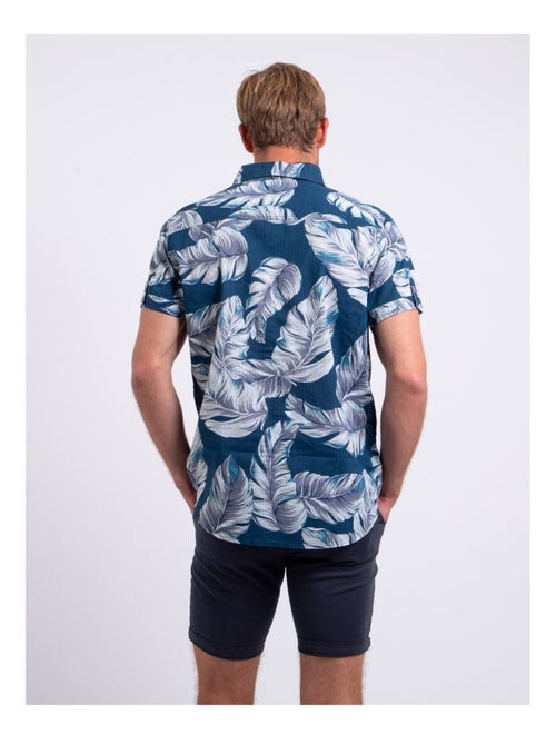 Camicia maniche corte puro cotone con stampa DETAT - Kiabi