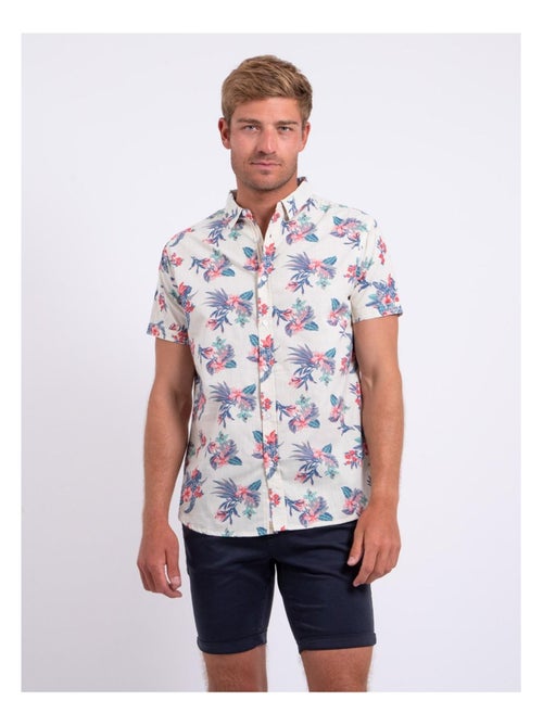 Camicia maniche corte puro cotone con stampa DORIDA - Kiabi