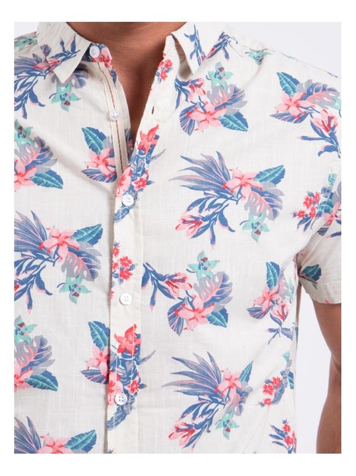 Camicia maniche corte puro cotone con stampa DORIDA - Kiabi