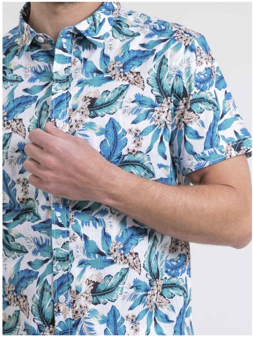 Camicia maniche corte puro cotone DIRIDIC - Kiabi