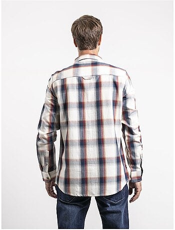 Camicia maniche lunghe a quadri puro cotone TOBILET