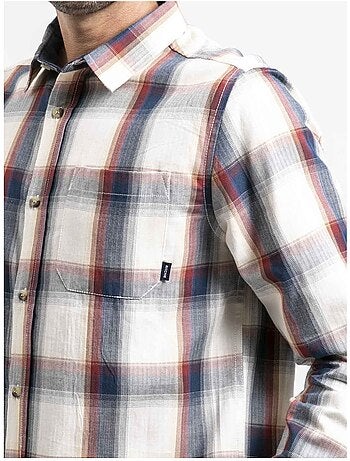 Camicia maniche lunghe a quadri puro cotone TOBILET