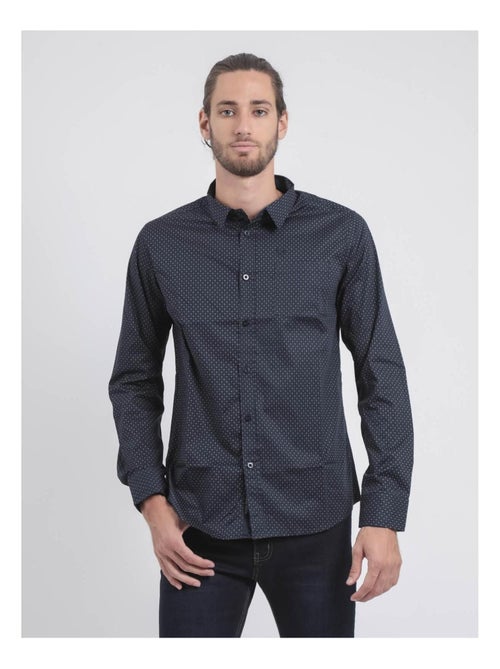Camicia maniche lunghe con stampa TOPALGA - Kiabi