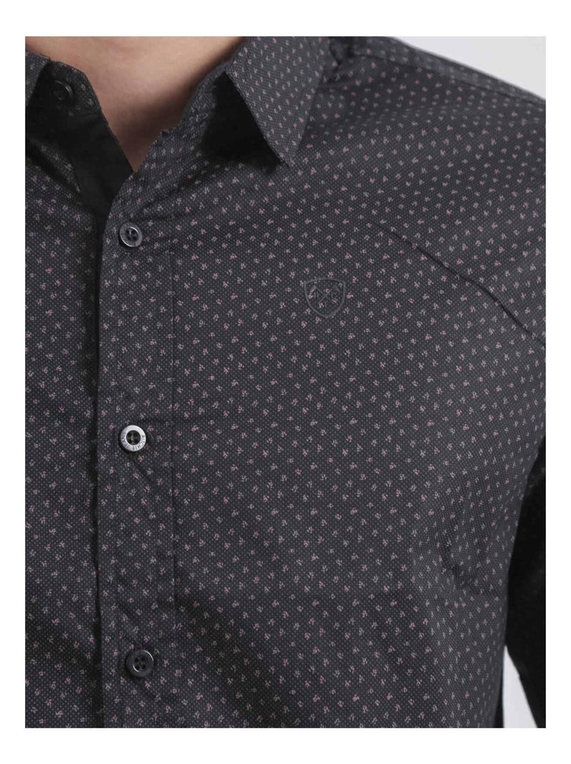 Camicia maniche lunghe con stampa TOUMOMI Nero - Kiabi