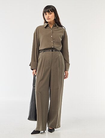 Camicia maniche lunghe fluida