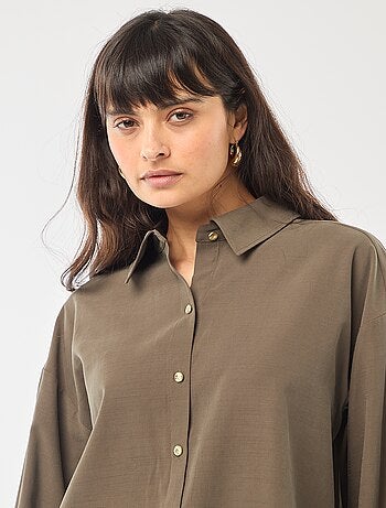 Camicia maniche lunghe fluida