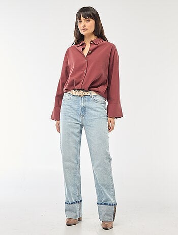 Camicia maniche lunghe fluida