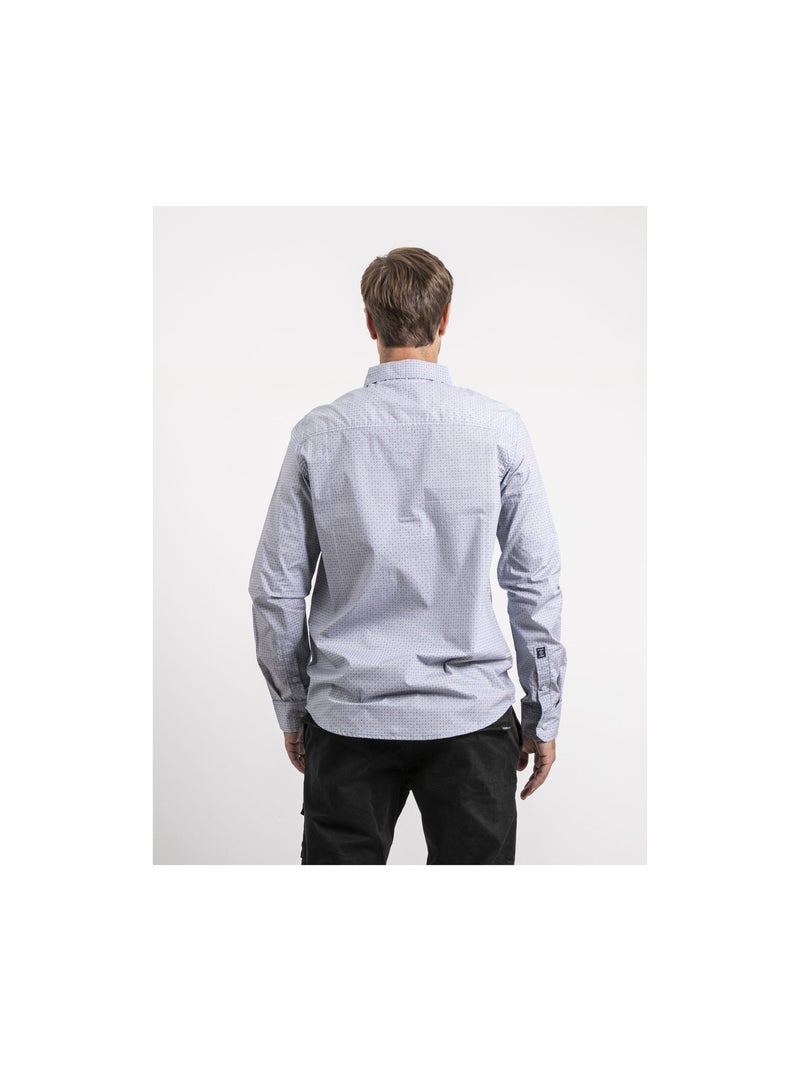Camicia maniche lunghe puro cotone TIVAMOR Blu - Kiabi