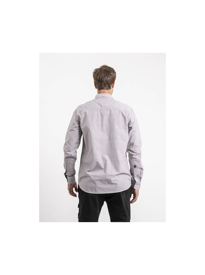 Camicia maniche lunghe puro cotone TIVENOL Ecru - Kiabi