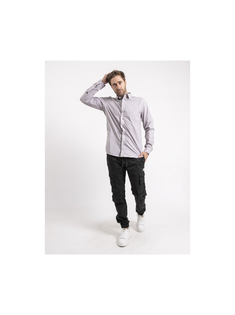 Camicia maniche lunghe puro cotone TIVENOL Ecru - Kiabi