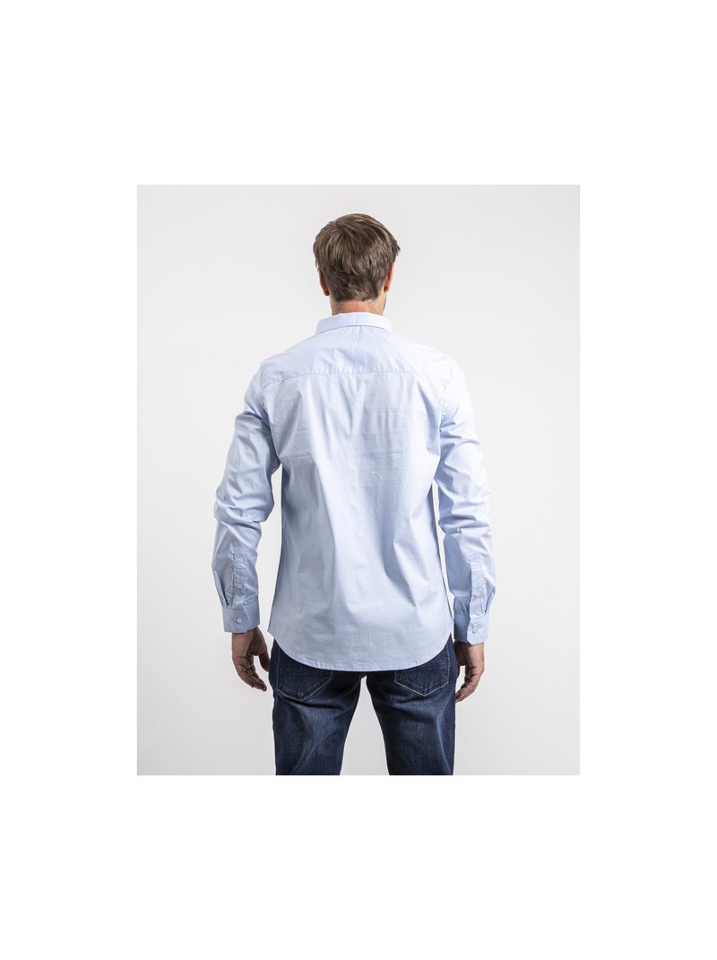 Camicia maniche lunghe TILSON Blu cielo - Kiabi
