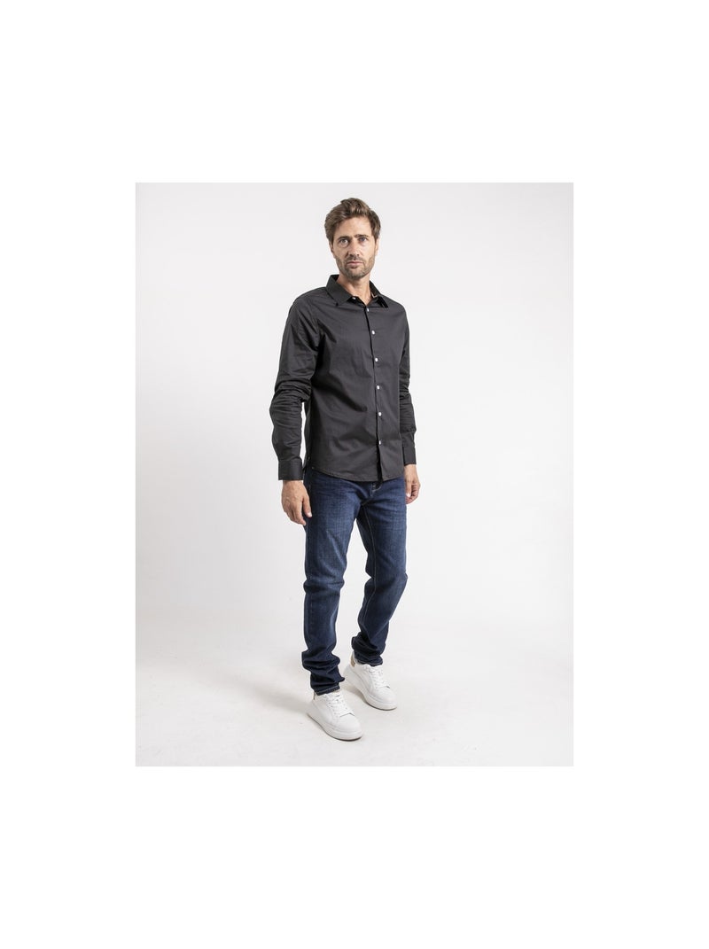 Camicia maniche lunghe TILSON Nero - Kiabi