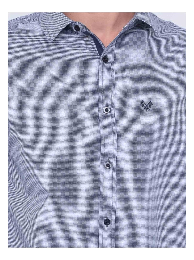Camicia maniche lunghe TRIKMO Blu marino - Kiabi