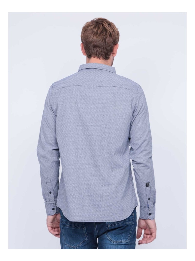 Camicia maniche lunghe TRIKMO Blu marino - Kiabi