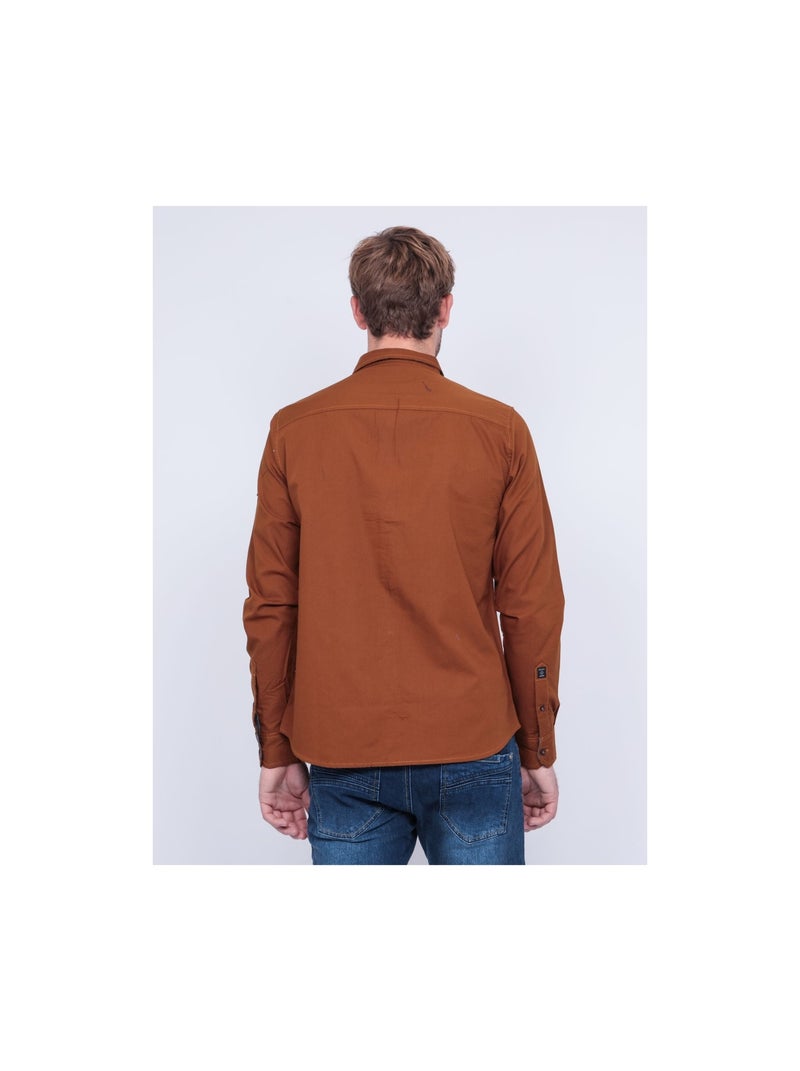 Camicia maniche lunghe TYREX Marrone - Kiabi