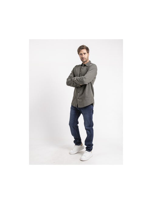 Camicia maniche lunghe velluto a coste TOROLD - Kiabi