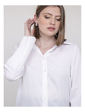 Camicia maniche plissettate OVIDE