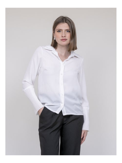 Camicia maniche plissettate OVIDE - Kiabi