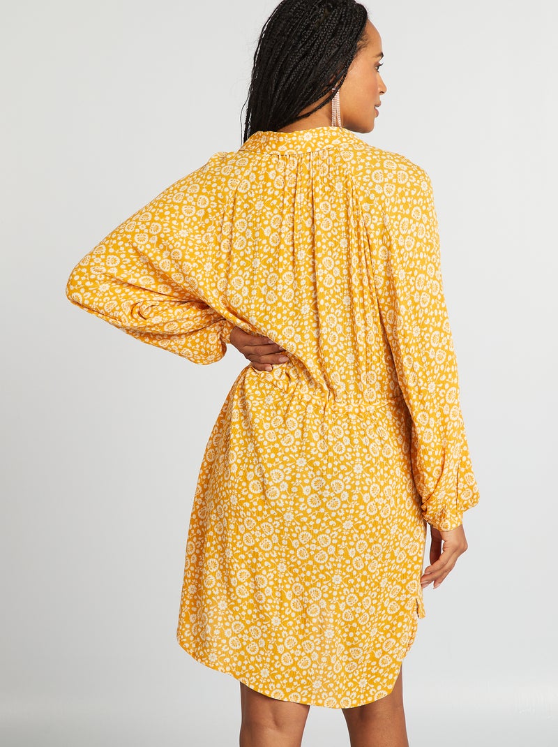 Camicia midi da mare GIALLO - Kiabi