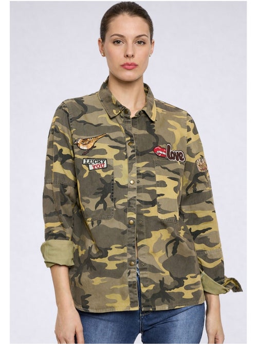 Camicia militare Kebello - Kiabi