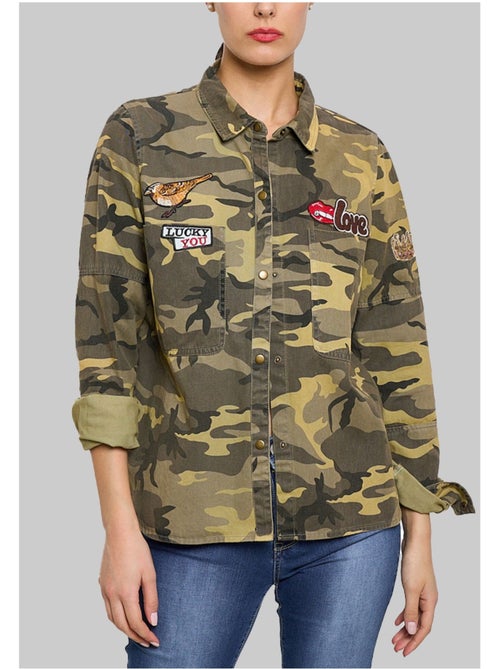 Camicia militare Kebello - Kiabi