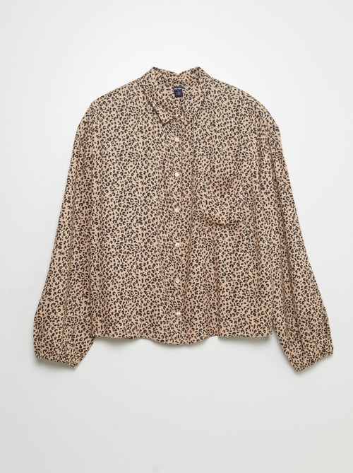 Camicia morbida con motivo - So Easy - Kiabi