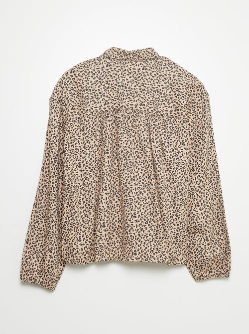 Camicia morbida con motivo - So Easy - Kiabi