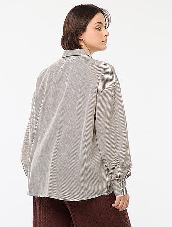 Camicia morbida in misto lino