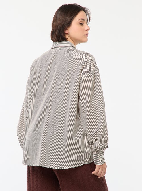 Camicia morbida in misto lino - Kiabi