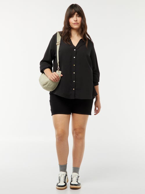 Camicia morbida in tessuto crêpe - Kiabi