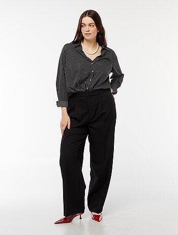 Camicia morbida in tessuto crêpe