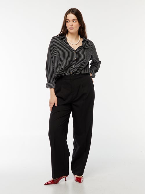 Camicia morbida in tessuto crêpe - Kiabi