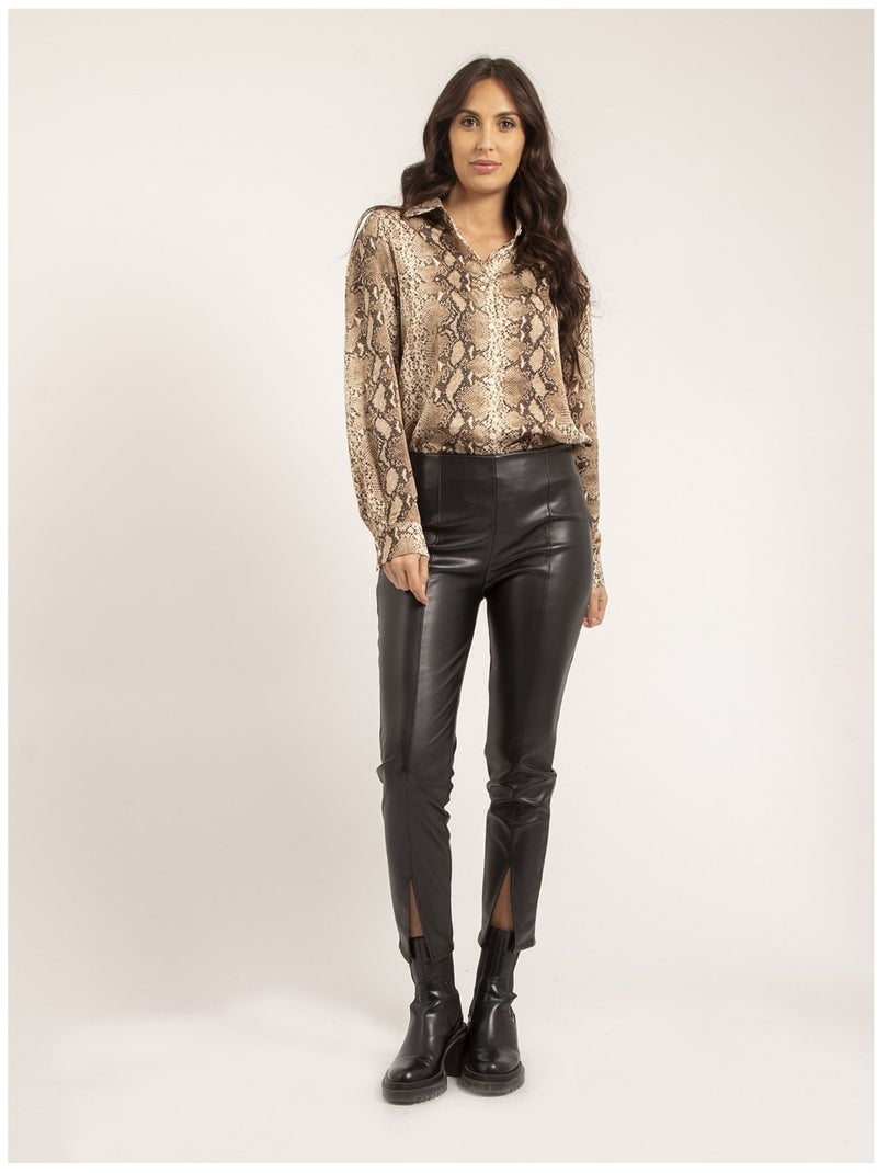 Camicia motifs OTARINA Beige - Kiabi