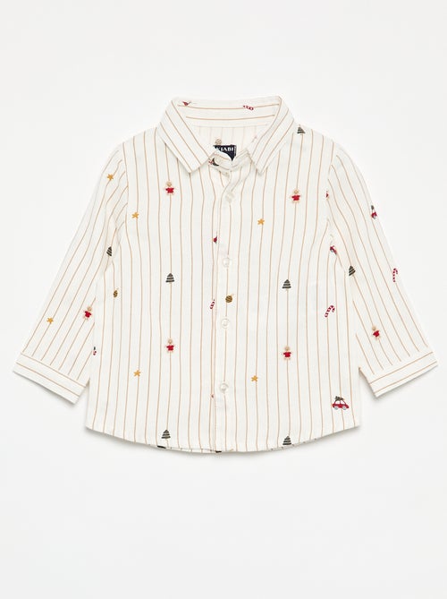 Camicia 'Natale' in flanella - Kiabi Camicia 'Natale' in flanella - Kiabi