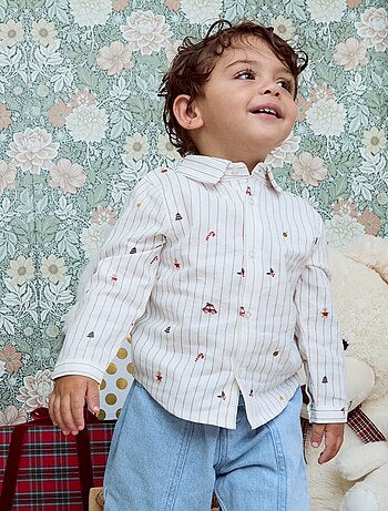 Camicia natalizia in flanella