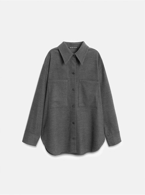 Camicia overshirt in maglia oversize a maniche lunghe dilvin - Kiabi Camicia overshirt in maglia oversize a maniche lunghe dilvin - Kiabi