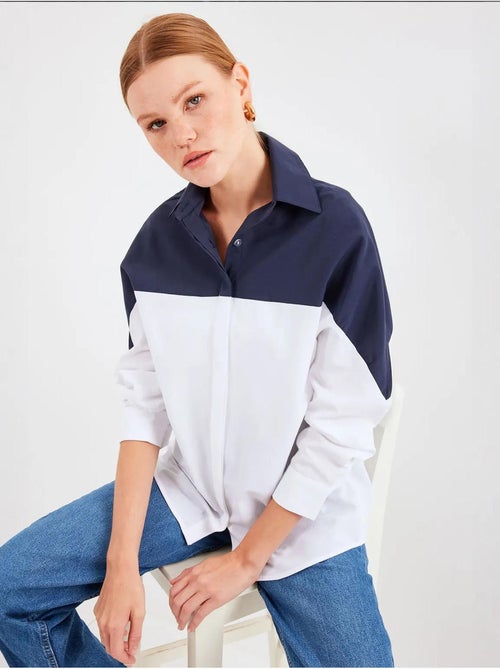 Camicia oversize a blocchi di colore bdart - Kiabi