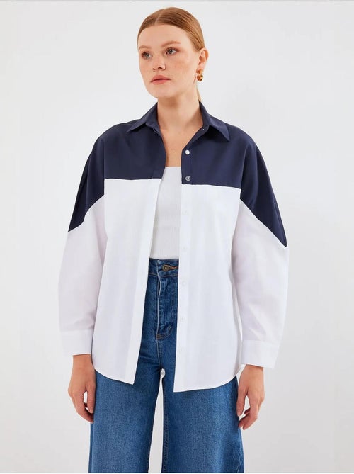 Camicia oversize a blocchi di colore bdart - Kiabi