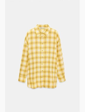 Camicia oversize a quadri a maniche lunghe dilvin