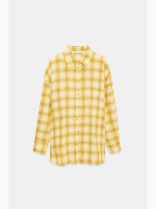 Camicia oversize a quadri a maniche lunghe dilvin - Kiabi Camicia oversize a quadri a maniche lunghe dilvin - Kiabi