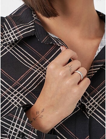 Camicia oversize a quadri con bottoni bdart