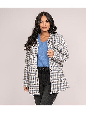 Camicia oversize a quadri UBARTH