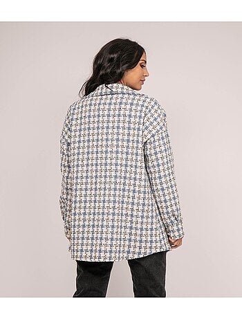 Camicia oversize a quadri UBARTH