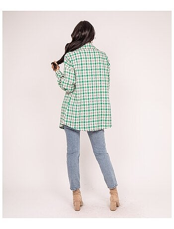 Camicia oversize a quadri UBARTH