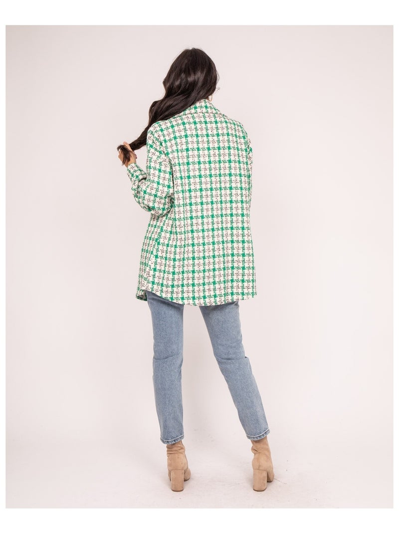 Camicia oversize a quadri UBARTH Verde - Kiabi