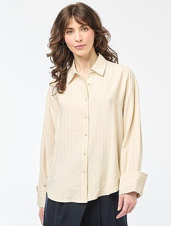 Camicia oversize a righe