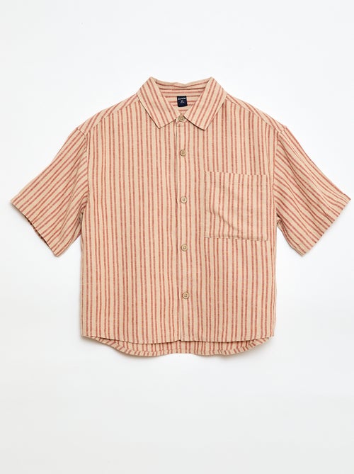 Camicia oversize a righe - Kiabi Camicia oversize a righe - Kiabi